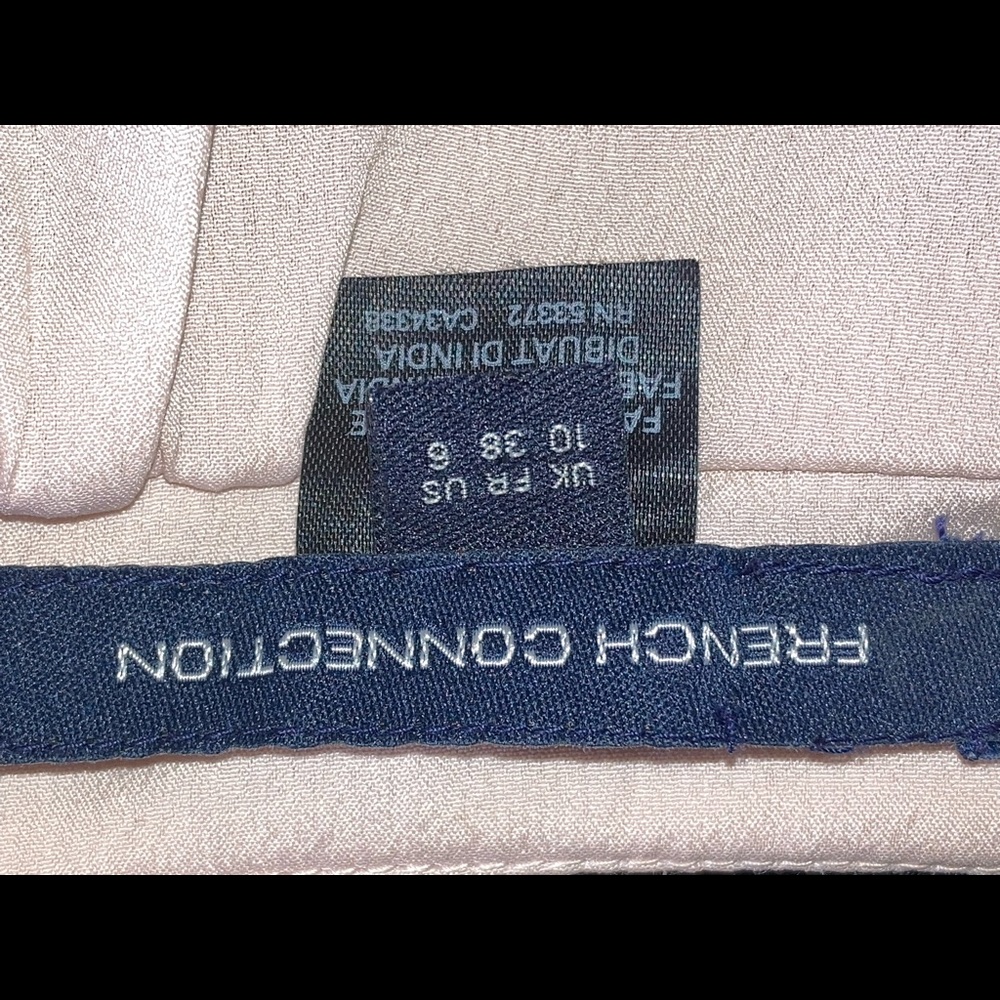 French Connection Gold Rectangle Sequin Slirt - image 7